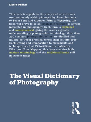 cover image of The Visual Dictionary of Photography